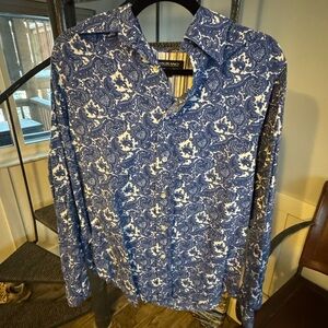 Murano paisley button up